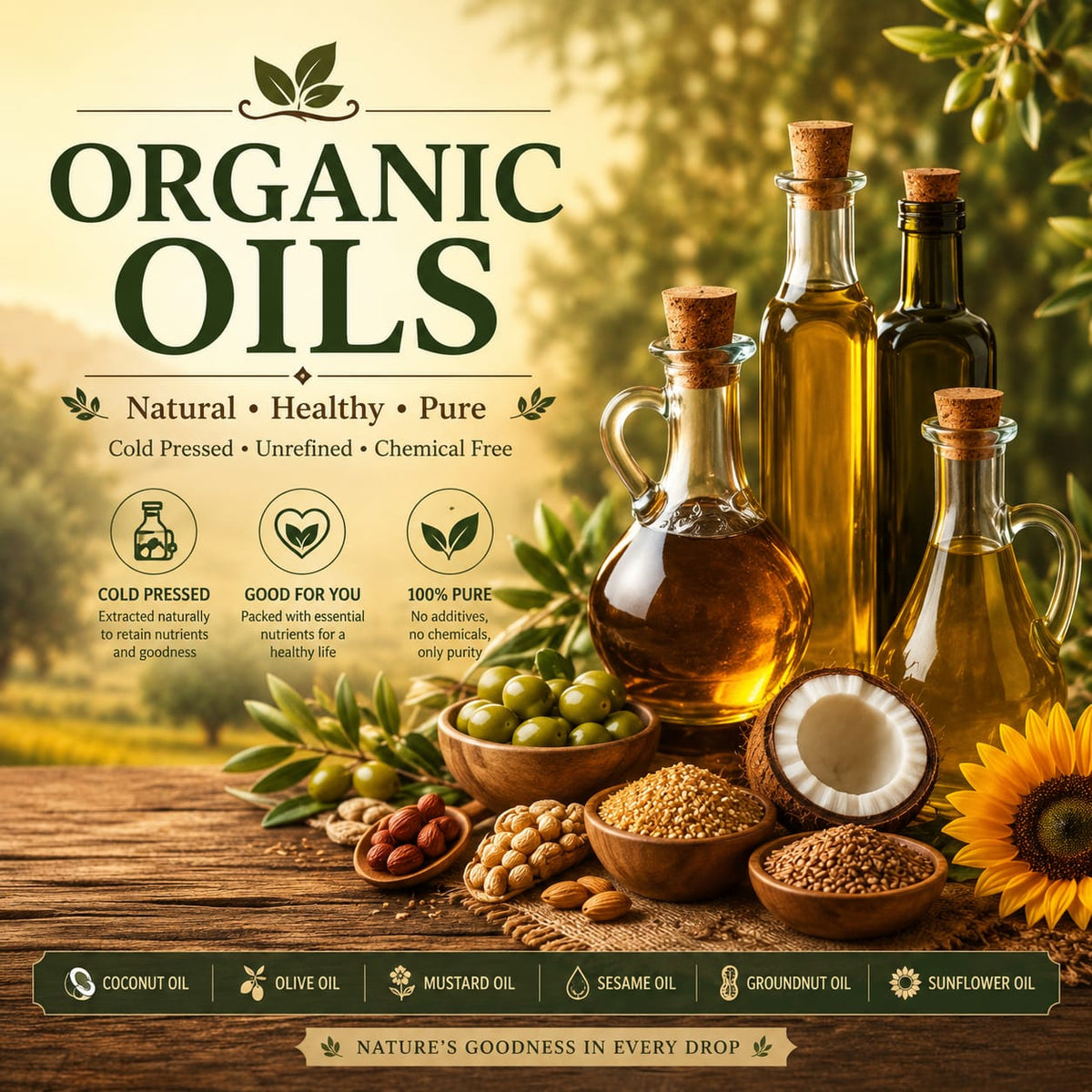 ORGANIC OILS